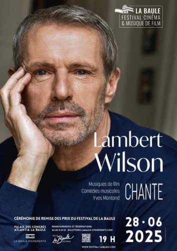 cinéma,la baule,festival du cinéma et musique de film de la baule 2025,11ème festival du cinéma et musique de film de la baule,lambert wilson,sam bobino,christophe barratier,zabou breitman,pierre richard,alex lutz,brigitte bardot,bardot,alain berliner,hôtel barrière l'hermitage la baule