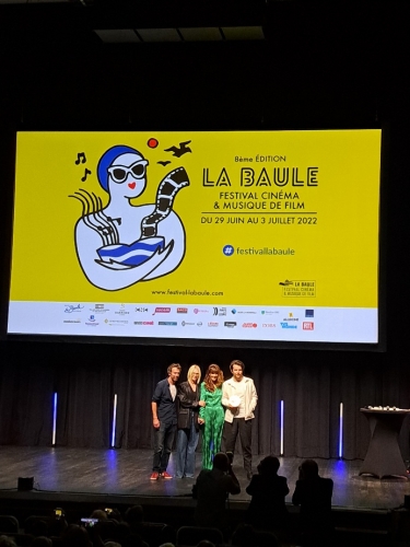 cinéma,musique,musique de film,festival de cinéma et musique de film de la baule 2022,8ème festival du cinéma et musique de film,la baule,christophe barratier,sam bobino,alexandre astier,alexandre desplat,maria rêve,i love greece,petaouchnok,une comédie romantique,hôtel barrière l'hermitage