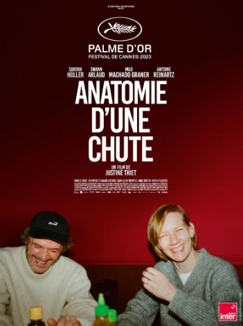 cinéma, critique, film, anatomie d'une chute, Justine Triet, film, palme d'or, Festival de Cannes 2023
