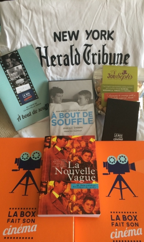 La Box fait son cinéma, Nouvelle Vague, partenariat, Godard, A bout de souffle, cinéma, In the mood for cinema, partenariat, mode, Jean Seberg, Jean-Paul Belmondo