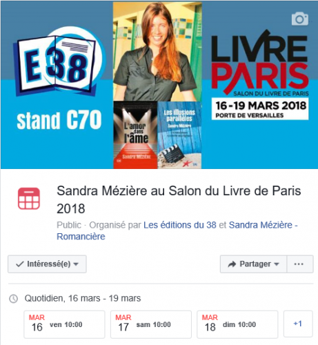 écriture,littérature,salon du livre de paris,salon de livre de paris 2018,écrivain,romancière,livre,dédicace,cinéma,les illusions parallèles,l'amor dans l'âme,paris