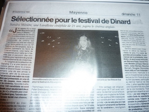 Sandra Mézière dans Ouest France 1999.jpg