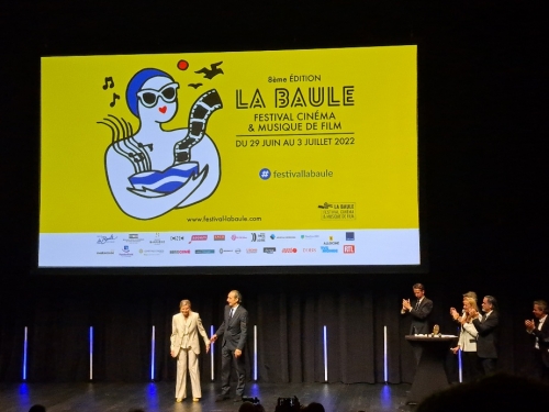 cinéma,musique,musique de film,festival de cinéma et musique de film de la baule 2022,8ème festival du cinéma et musique de film,la baule,christophe barratier,sam bobino,alexandre astier,alexandre desplat,maria rêve,i love greece,petaouchnok,une comédie romantique,hôtel barrière l'hermitage